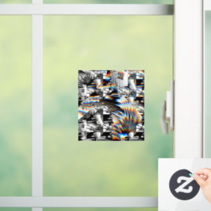 Autocollant Pour Fenêtre Clôture de fenêtre d'attaque arc-en-ciel