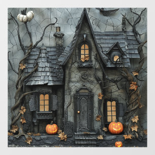 Autocollant Pour Fenêtre Clôture de fenêtre de la maison de sorcières