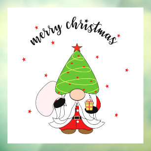 Autocollant Pour Fenêtre Clôture de fenêtre de Noël