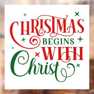 Autocollant Pour Fenêtre Clôture de fenêtre de Noël