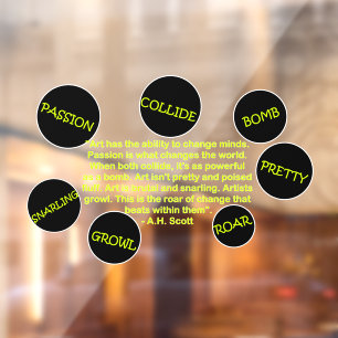 Autocollant Pour Fenêtre Clôture de fenêtre de transformation créative