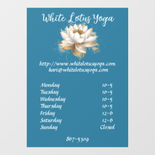 Autocollant Pour Fenêtre Clôture de fenêtre d'entreprise personnalisable