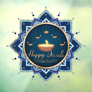 Autocollant Pour Fenêtre Clôture de fenêtre Diwali