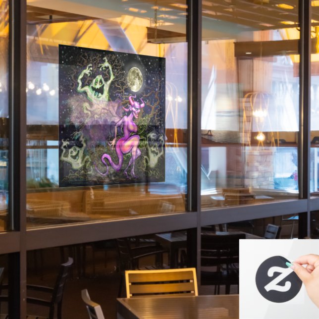 Autocollant Pour Fenêtre Clôture de fenêtre Halloween (Fenêtre du restaurant)