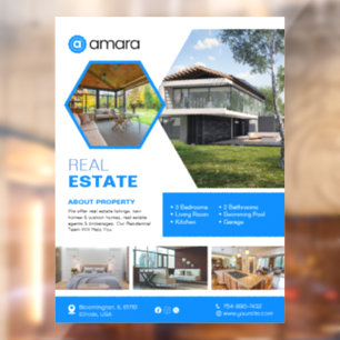 Autocollant Pour Fenêtre Clôture de fenêtre personnalisée Maison à vendre