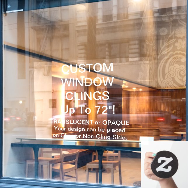 Autocollant Pour Fenêtre Clôture de fenêtre personnalisée OPAQUE AUTOMATIQU (Fenêtre de café)