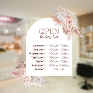 Autocollant Pour Fenêtre Clôture de fenêtre roses et arcs