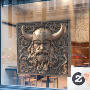 Autocollant Pour Fenêtre Clôture de fenêtre Viking 3D
