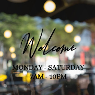 Autocollant Pour Fenêtre Clôture de la fenêtre d'accueil de la Boutique mod