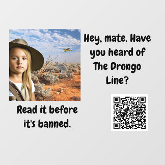 Autocollant Pour Fenêtre Clôture de la fenêtre de ligne Drongo