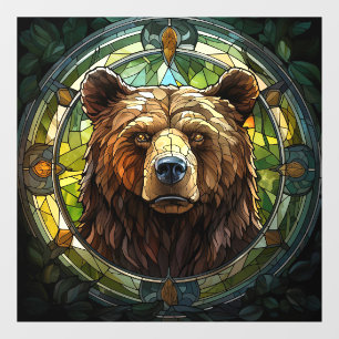 Autocollant Pour Fenêtre Clôture de la fenêtre de l'ours