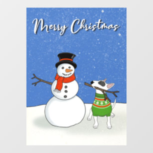 Autocollant Pour Fenêtre Clôture de la fenêtre de Noël Rex