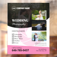 Clôture de la fenêtre de photographie mariage