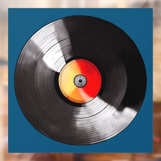 Autocollant Pour Fenêtre Clôture de la fenêtre d'enregistrement de vinyle (Feuille 2)