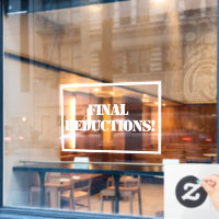 Clôture de la fenêtre des signes de réduction fina