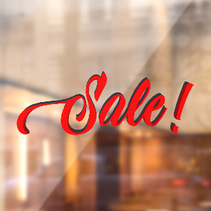 Autocollant Pour Fenêtre Clôture de la fenêtre des signes de vente de gros