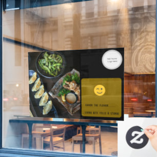 Autocollant Pour Fenêtre Clôture de la fenêtre du restaurant