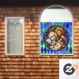 Autocollant Pour Fenêtre Clôture de la fenêtre Nativité