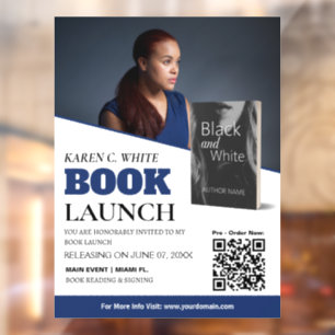 Autocollant Pour Fenêtre Clôture de la fenêtre personnalisée Lancer livre