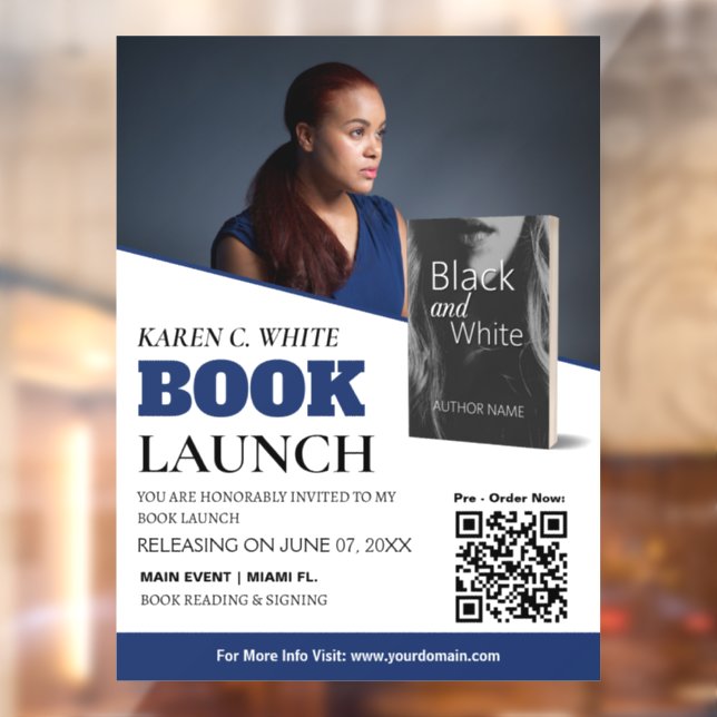 Autocollant Pour Fenêtre Clôture de la fenêtre personnalisée Lancer livre (Feuille 2)