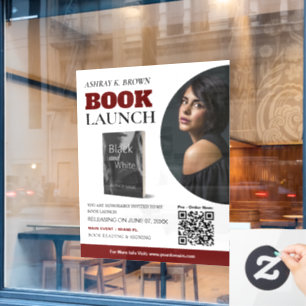 Autocollant Pour Fenêtre Clôture de la fenêtre personnalisée Lancer livre