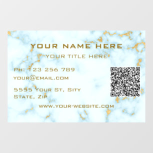 Autocollant Pour Fenêtre Clôture de la fenêtre promotionnelle du code QR pe