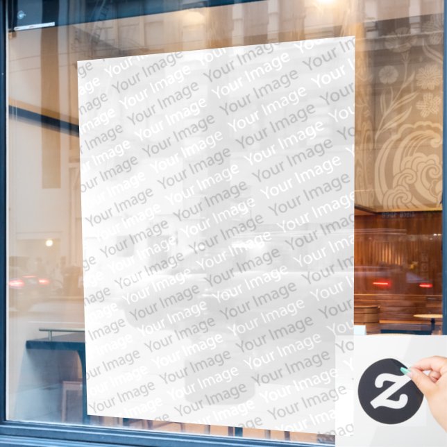 Autocollant Pour Fenêtre Clôture de votre fenêtre d'image (Fenêtre de café)