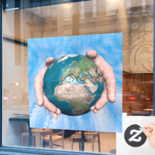 Autocollant Pour Fenêtre Clôture d'une fenêtre dans le monde