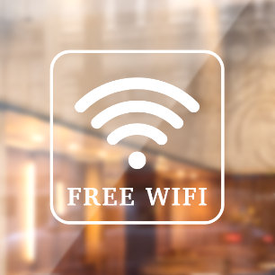 Autocollant Pour Fenêtre Clôture Wifi Gratuite