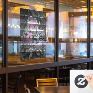 Autocollant Pour Fenêtre Clouage de fenêtre Techno Bouquet