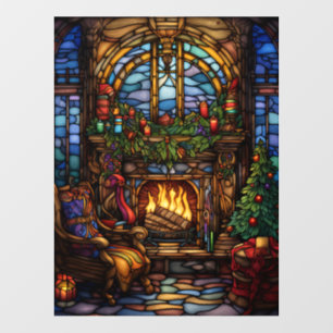 Autocollant Pour Fenêtre Clouage de la fenêtre en verre de Noël