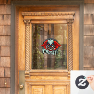 Autocollant Pour Fenêtre Clown effrayant