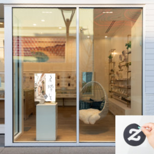Autocollant Pour Fenêtre Code QR de vente en magasin Photo élégante pour en