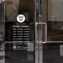 Code QR du logo des heures d'ouverture de l'entrep