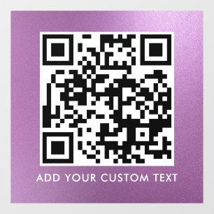 Autocollant Pour Fenêtre Code QR Fenêtre scannable moderne simple et élég