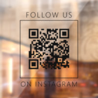 Code QR minimaliste Suivez-nous sur Instagram