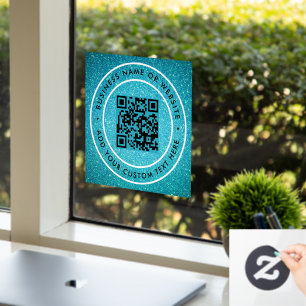 Autocollant Pour Fenêtre Code QR Moderne et élégant scannable