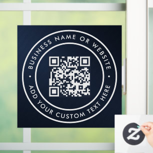 Autocollant Pour Fenêtre Code QR Moderne et élégant, scannable