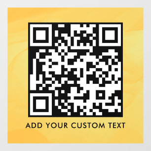 Autocollant Pour Fenêtre Code QR   Moderne Simple Élégant Scannable 