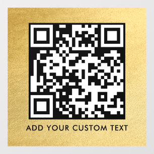 Autocollant Pour Fenêtre Code QR Moderne Simple Scannable Élégant