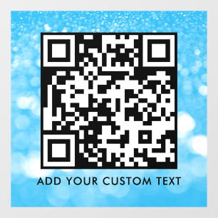 Autocollant Pour Fenêtre Code QR   Moderne Simple Scannable Élégant 