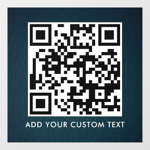 Autocollant Pour Fenêtre Code QR   Moderne Simple Scannable Élégant 