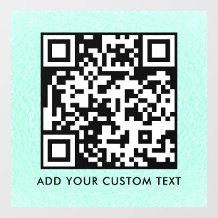 Autocollant Pour Fenêtre Code QR   Moderne Simple Scannable Élégant 