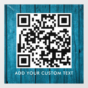 Autocollant Pour Fenêtre Code QR   Moderne Simple Scannable Élégant 
