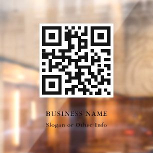 Autocollant Pour Fenêtre Code QR tendance