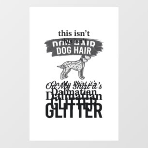 Autocollant Pour Fenêtre Conception de citation de cheveux de chien drôle d
