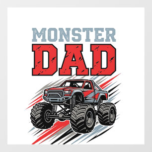 Autocollant Pour Fenêtre Conception de T-shirt de camion monstre vintage Pa