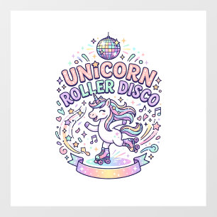 Autocollant Pour Fenêtre Conception de T-Shirt Graphique de Roller Disco Li