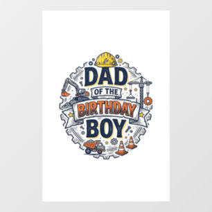 Autocollant Pour Fenêtre Conception de t-shirt pour papa de chantier du gar