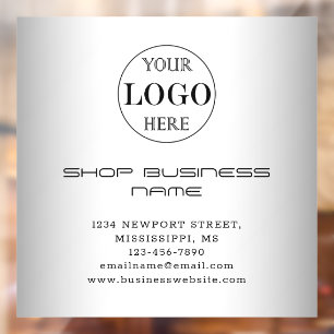 Autocollant Pour Fenêtre Conception d'entreprise de logo personnalisé avec
